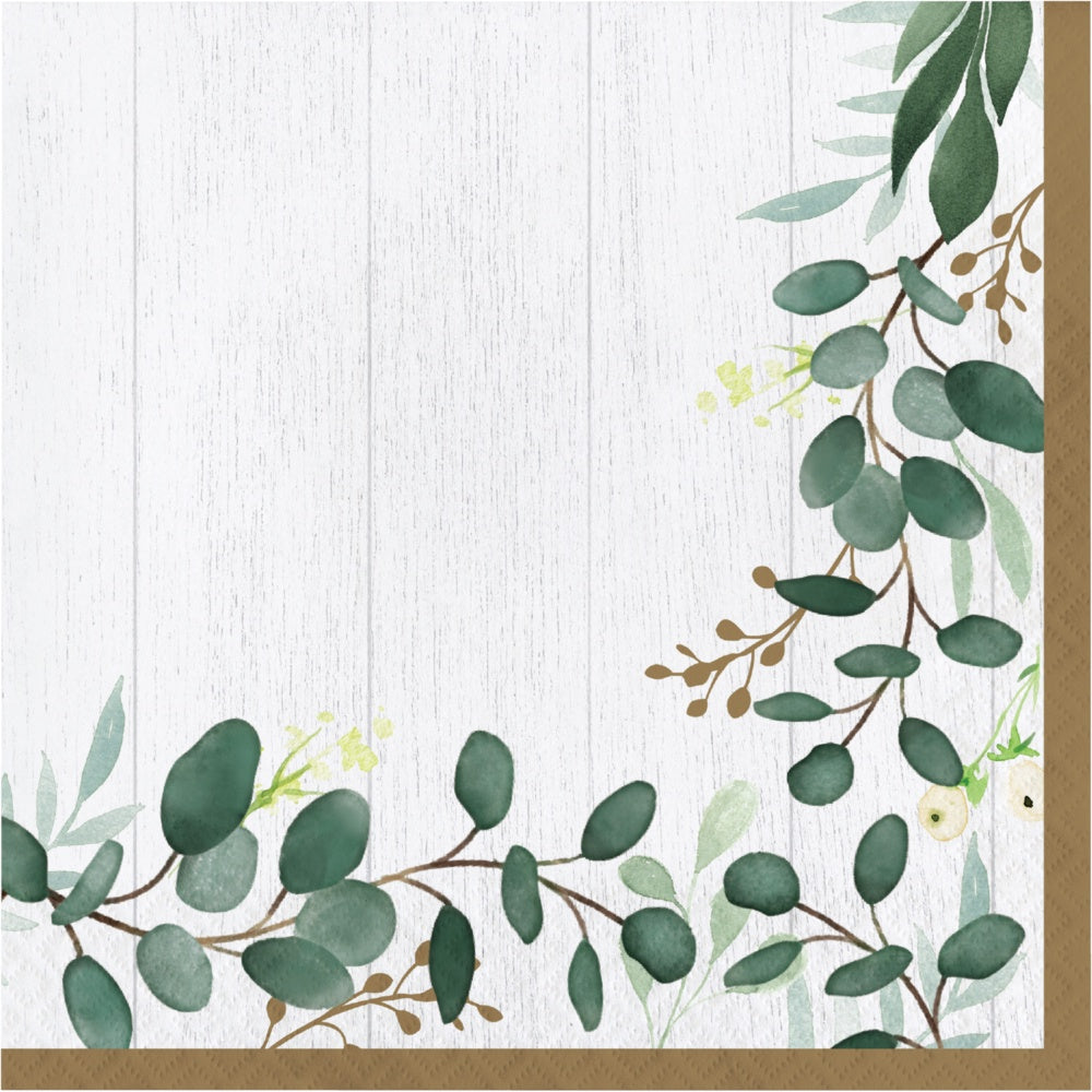 Eucalyptus Greens Lunch Napkins