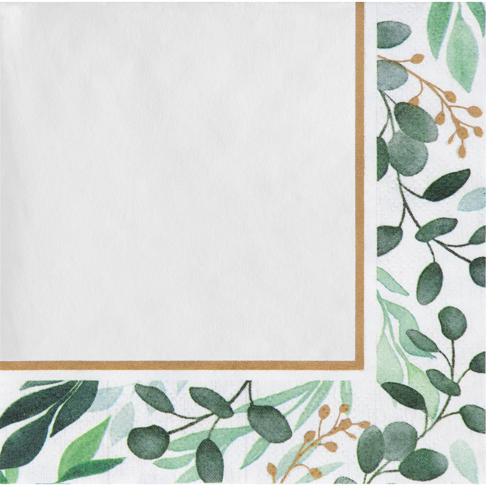 Eucalyptus Greens Bev Napkins
