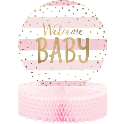 Welcome Baby Centerpiece-Pink