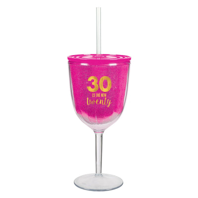 30 Is The New 20 Plastic Cup, Hot - Stamped