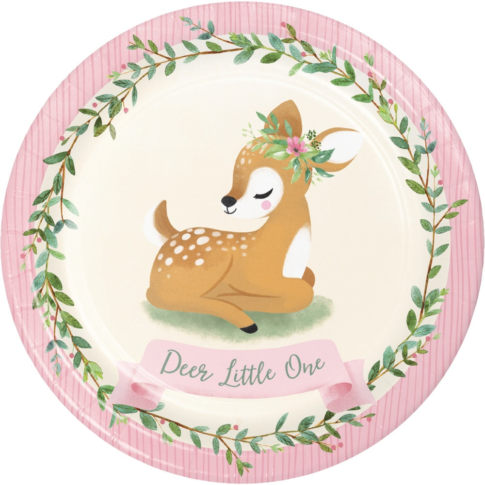 Deer Little One 9In Paper Plates