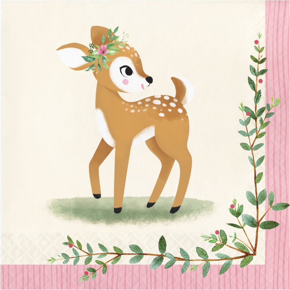 Deer Little One Luncheon Napkin