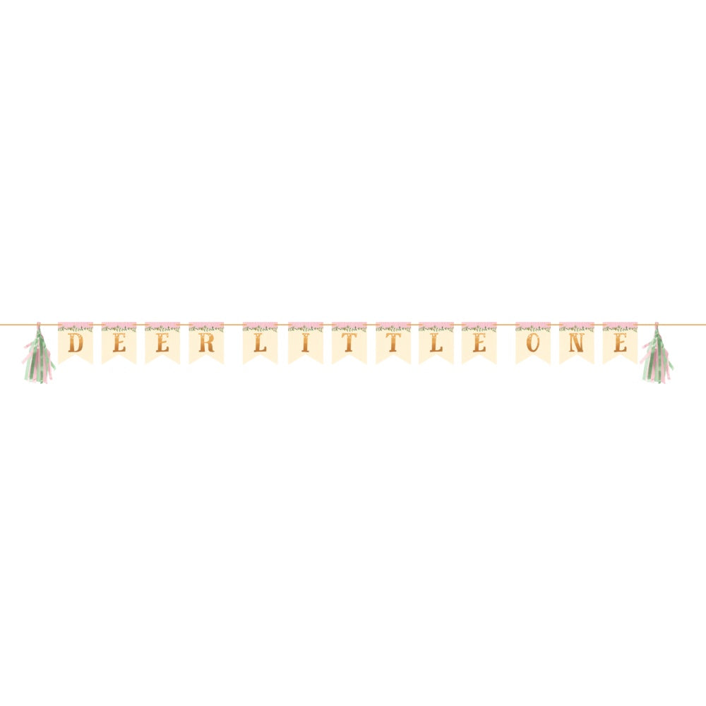Deer Little One Tassel Banner