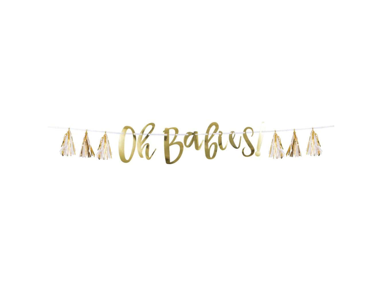 Oh Babies Tassel Banner