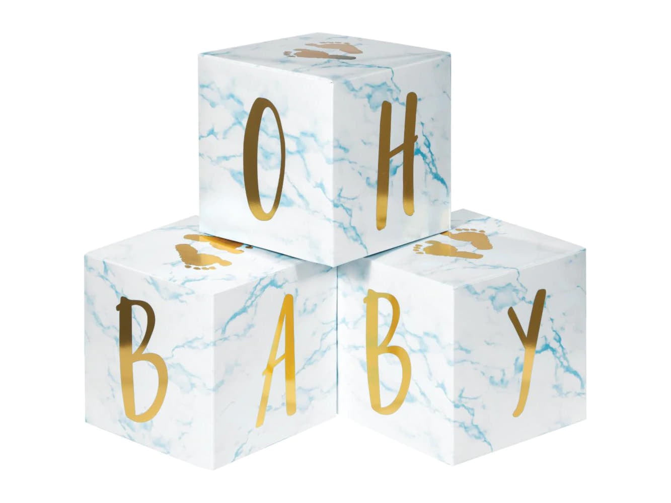 Oh Baby Blocks Centerpiece
