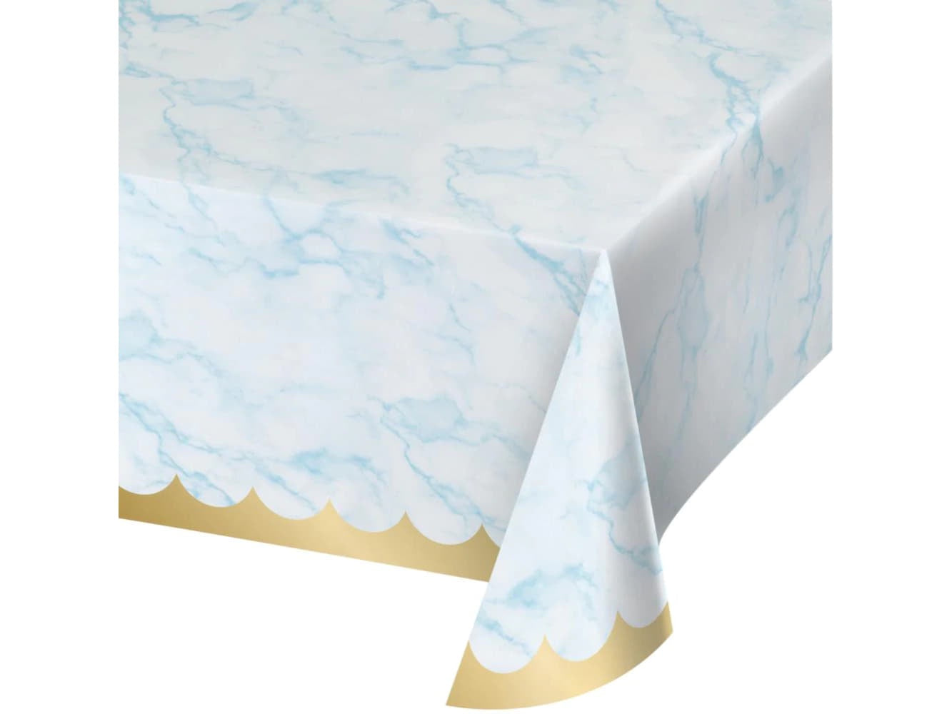 Blue Marble Tablecover, 54" X 102"