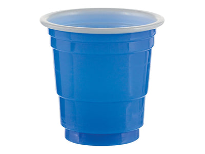 2Oz Plastic Shot Glasses-Royal Blue, 30/Pk