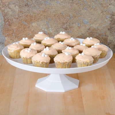 11.75In Cake Stand-White
