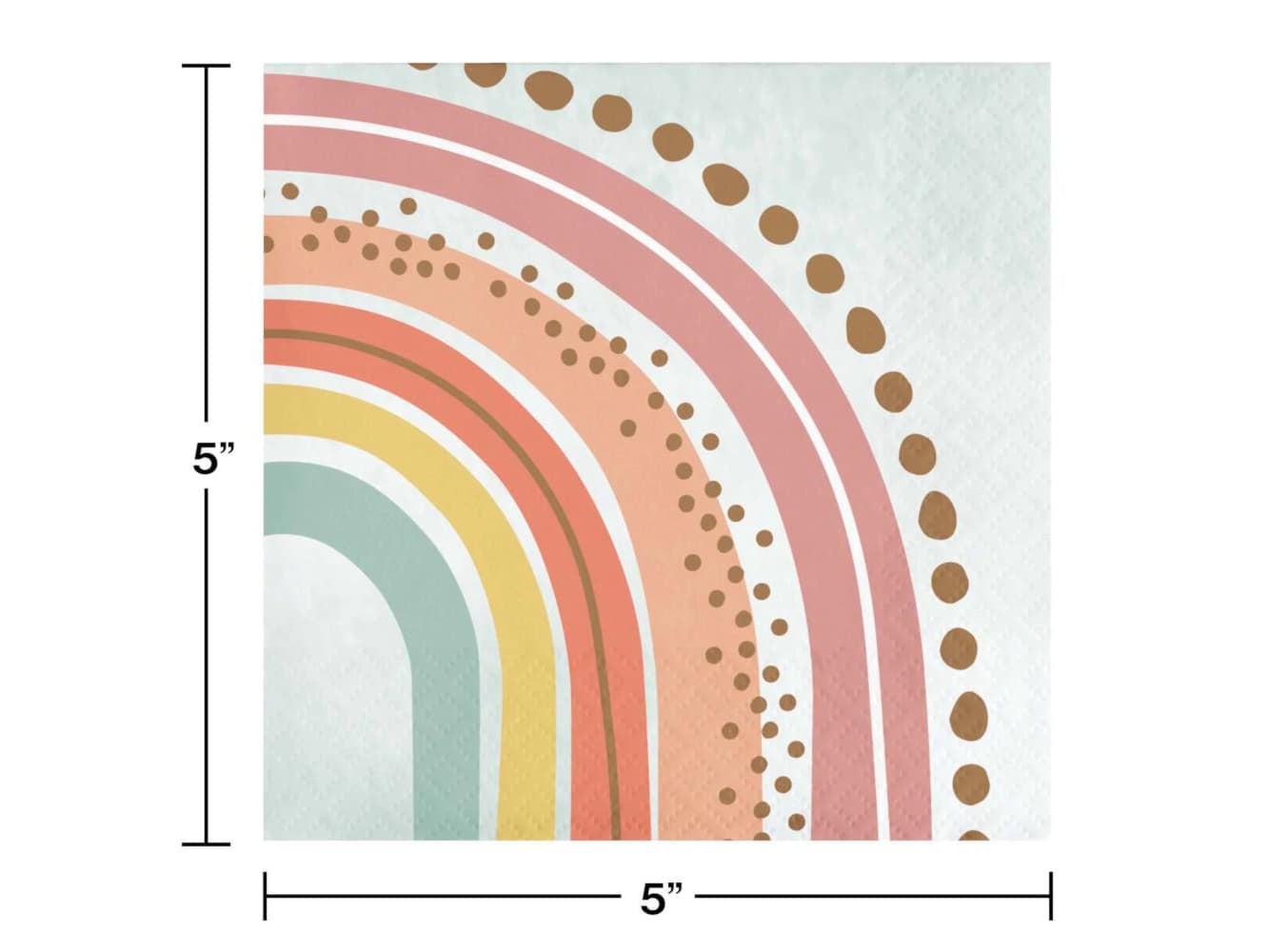 Boho Rainbow Beverage Napkins