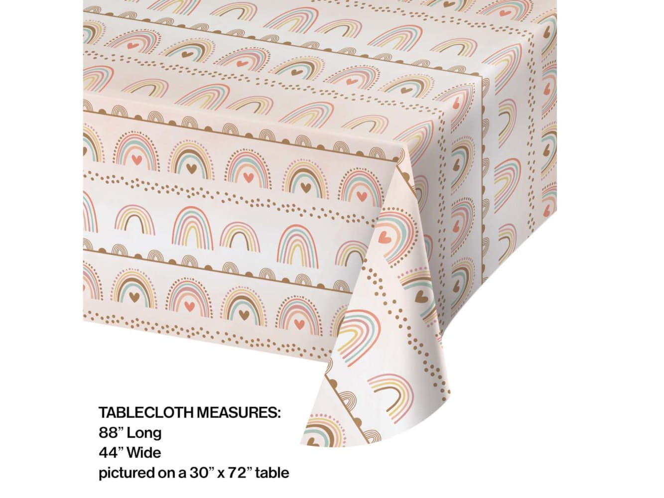 Boho Rainbow Table Cover