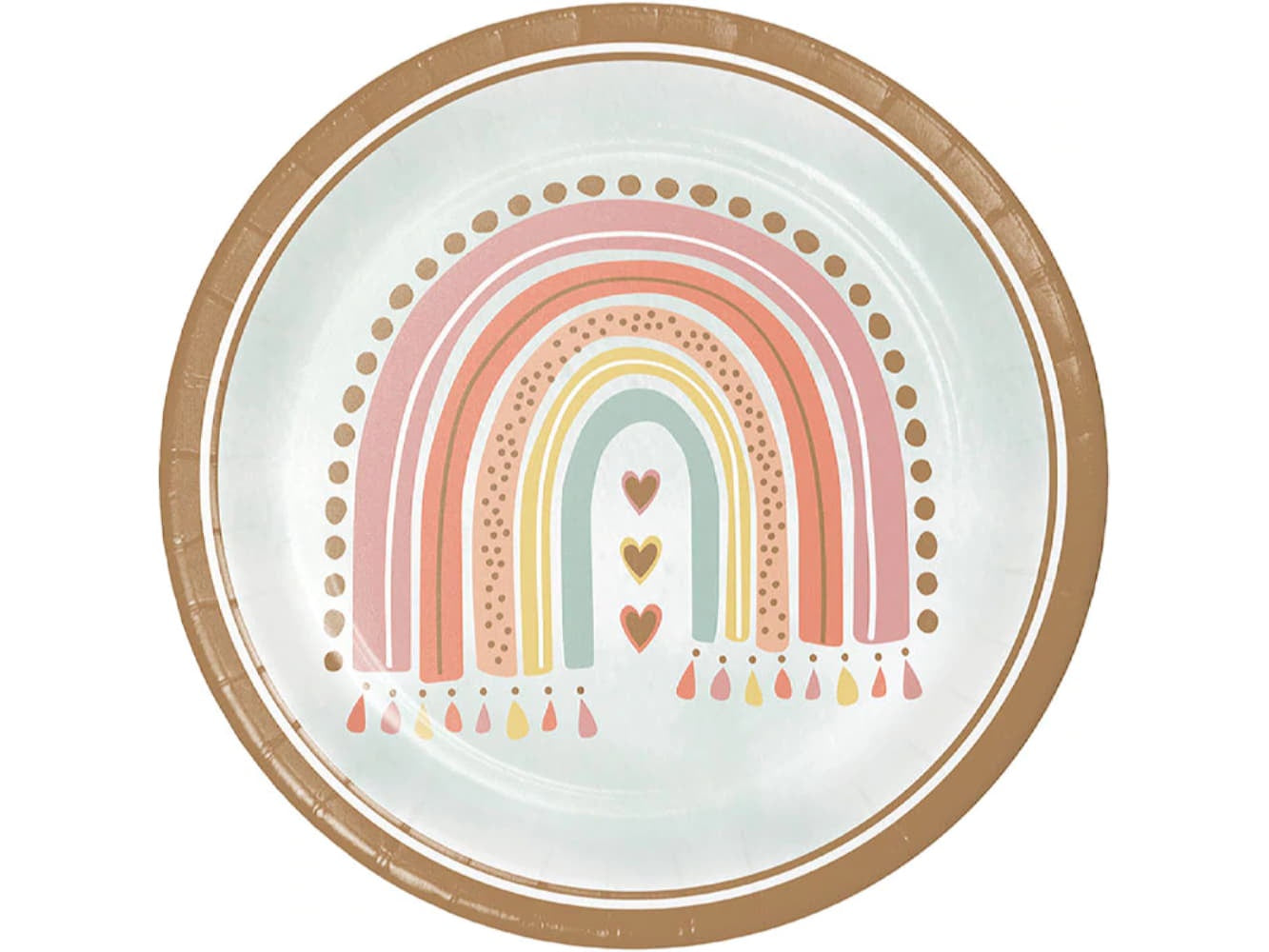 Boho Rainbow 9In Plates