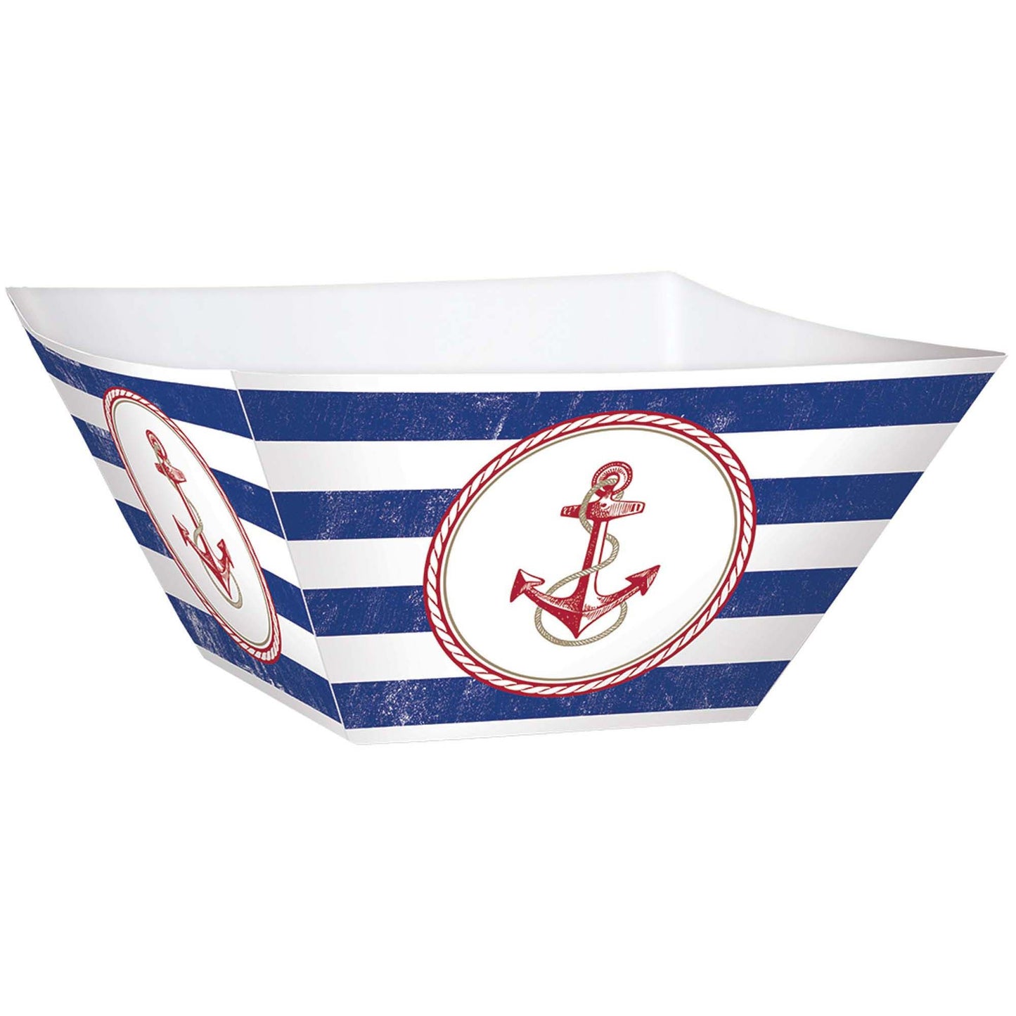 Anchors Aweigh Square Paper Bowls