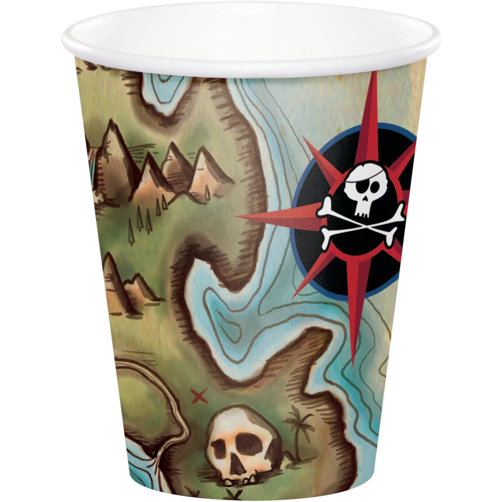 Pirate'S Map 9 Oz Cups