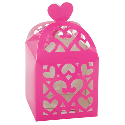 Favor Lantern Box - Bright Pink/disc