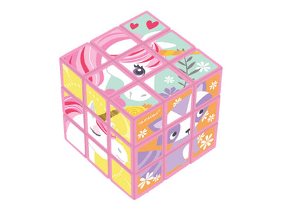 Unicorn Puzzle Cube, 1 1/8"H X 1 1/8"W X 1 1/8"D