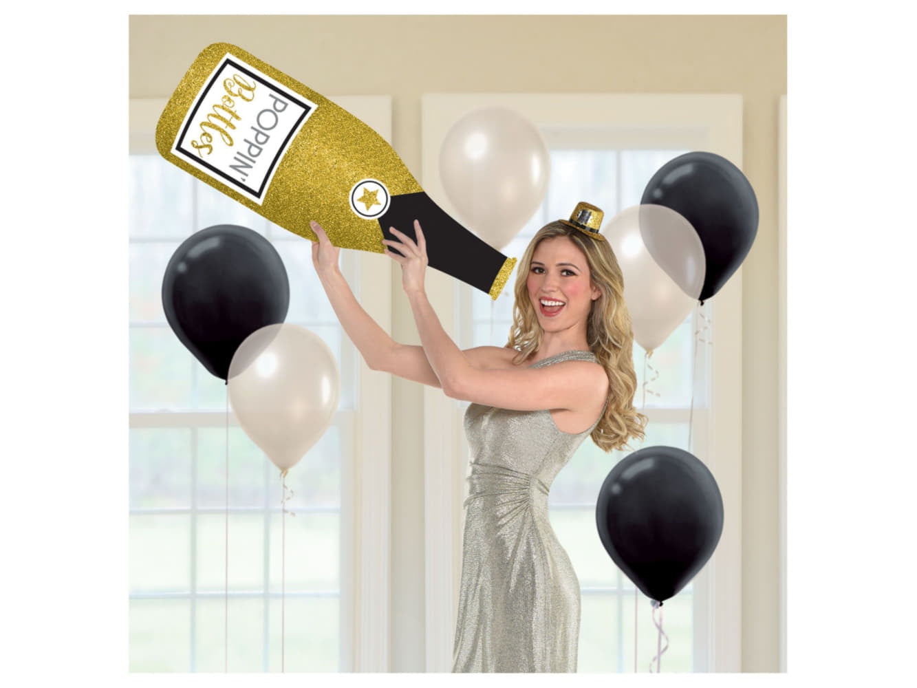 Jumbo Bubbly Bottle Photo Prop