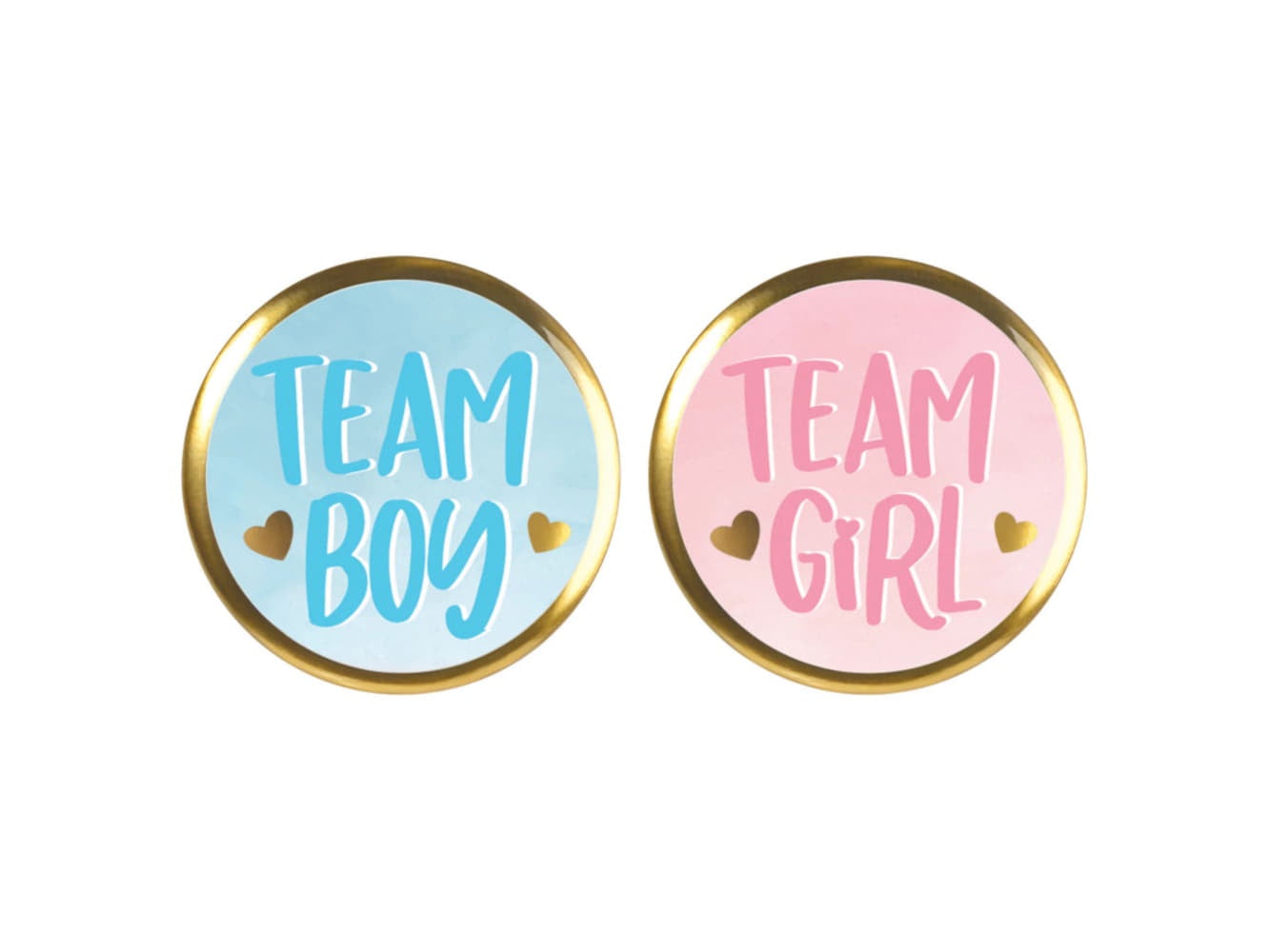 Gender Reveal Buttons-10Pk