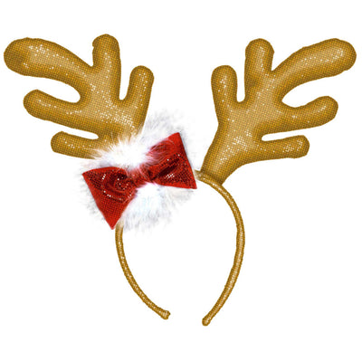 Antler Headband - Gold