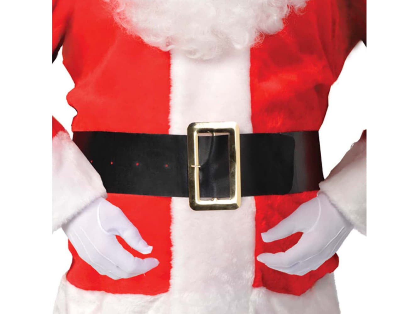 36" X 4" Adult Fabric Santa Belt