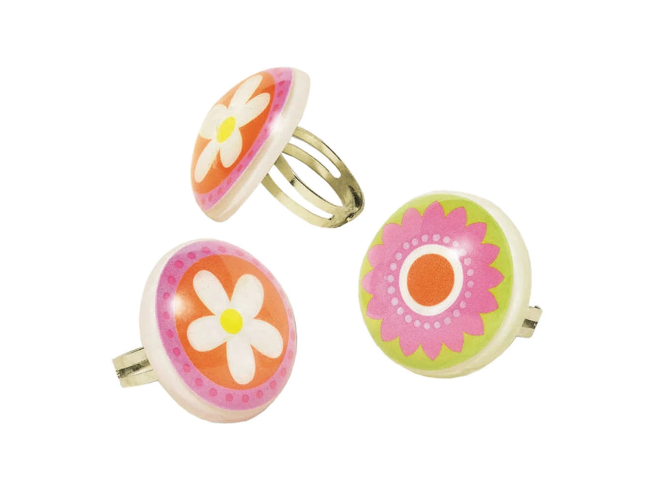 Resin Flower Ring Favor