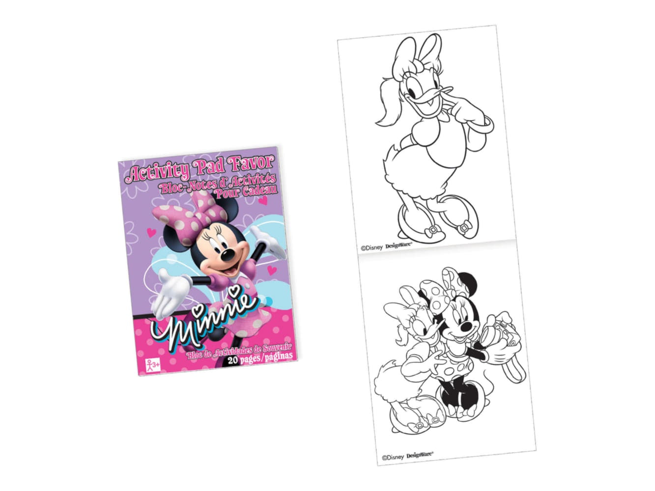 Minnie Mouse Activity Pad Favor-Each