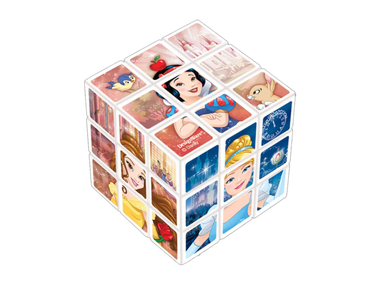 Disney Princess Puzzle Cube, 1 1/8" X 1 1/8" X 1 1/8"