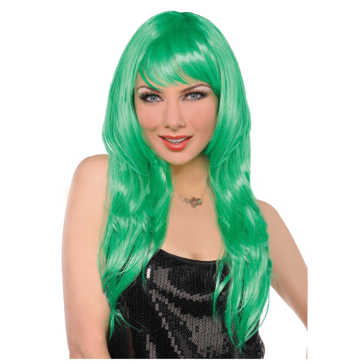Green Glam Wig