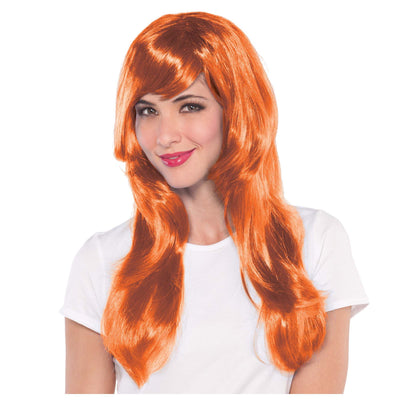 Orange Glam Wig