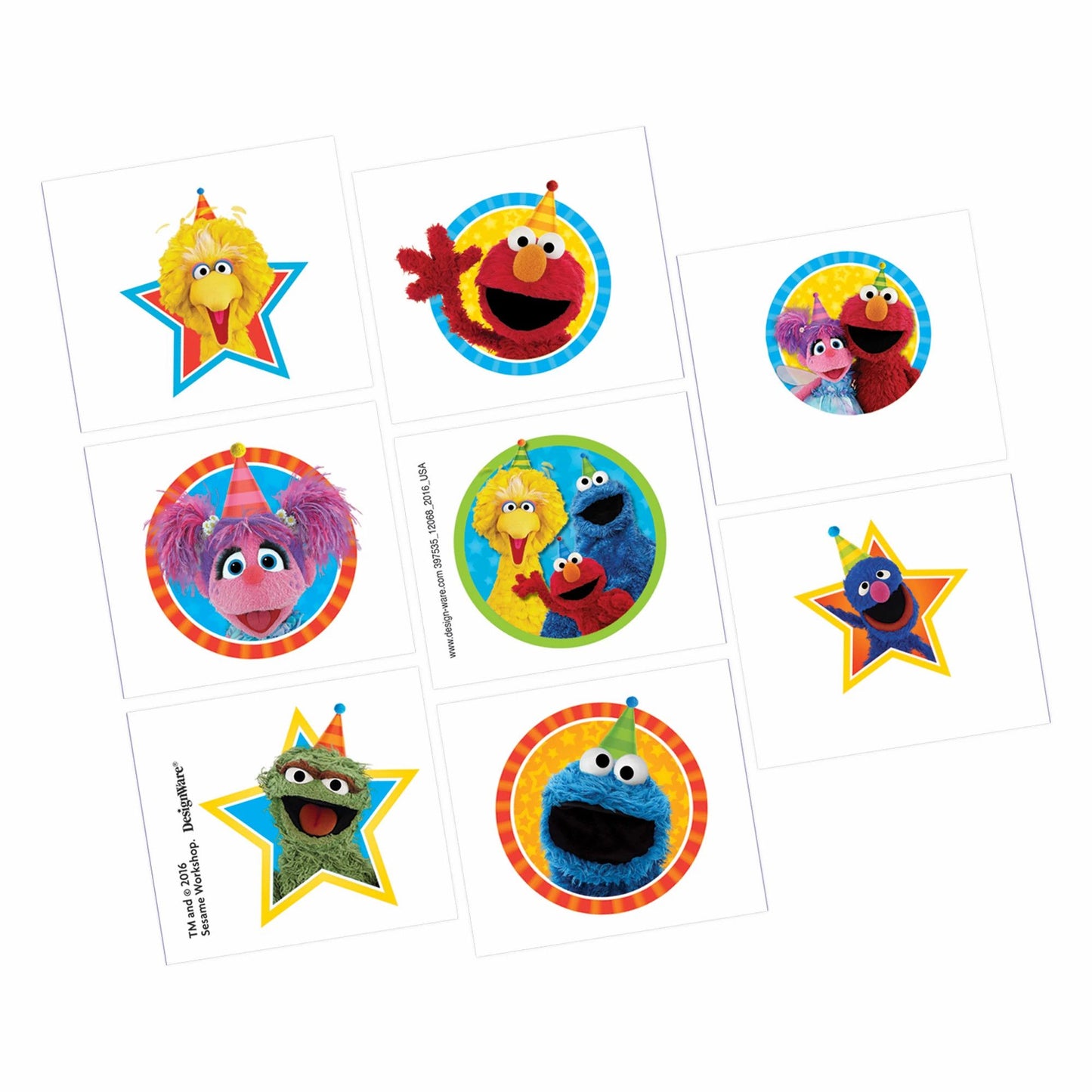 Sesame Streetâ® Tattoo Favors