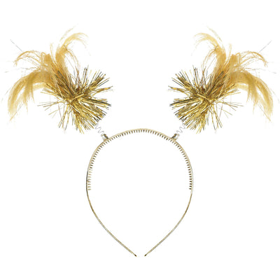 Gold Ponytail Headband/Disc