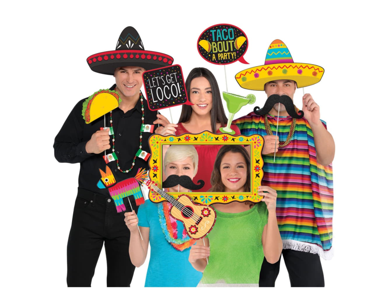 Fiesta Deluxe Jumbo Photo Props, 14 1/4" X 17"