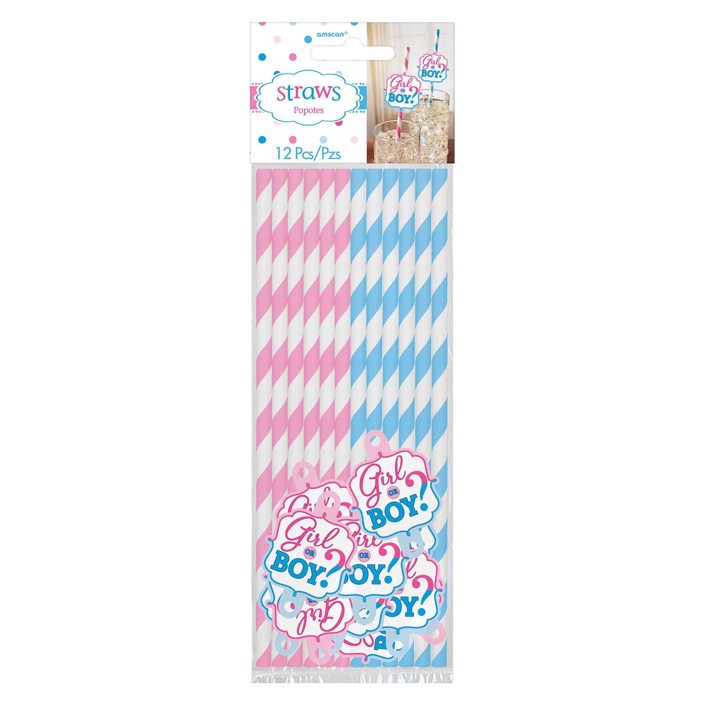 Boy Or Girl Straws