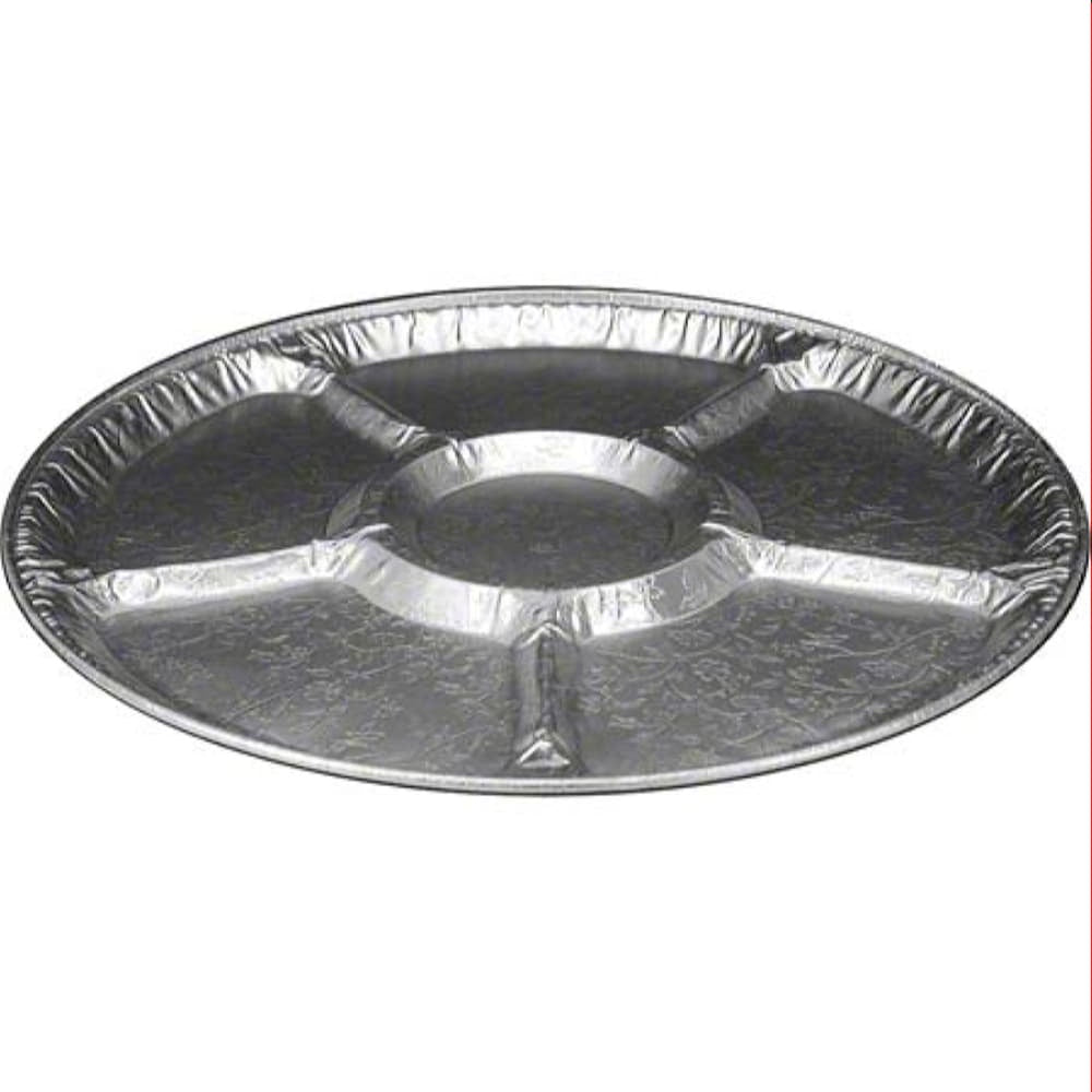 HFA 18" Round Sectional Foil Tray, Each