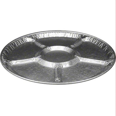 HFA 18" Round Sectional Foil Tray, Each