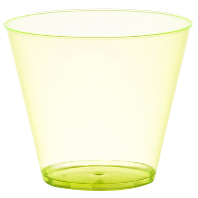 9 Oz. Old - Fashioned Tumblers,Yellow,20/Bag/Disc