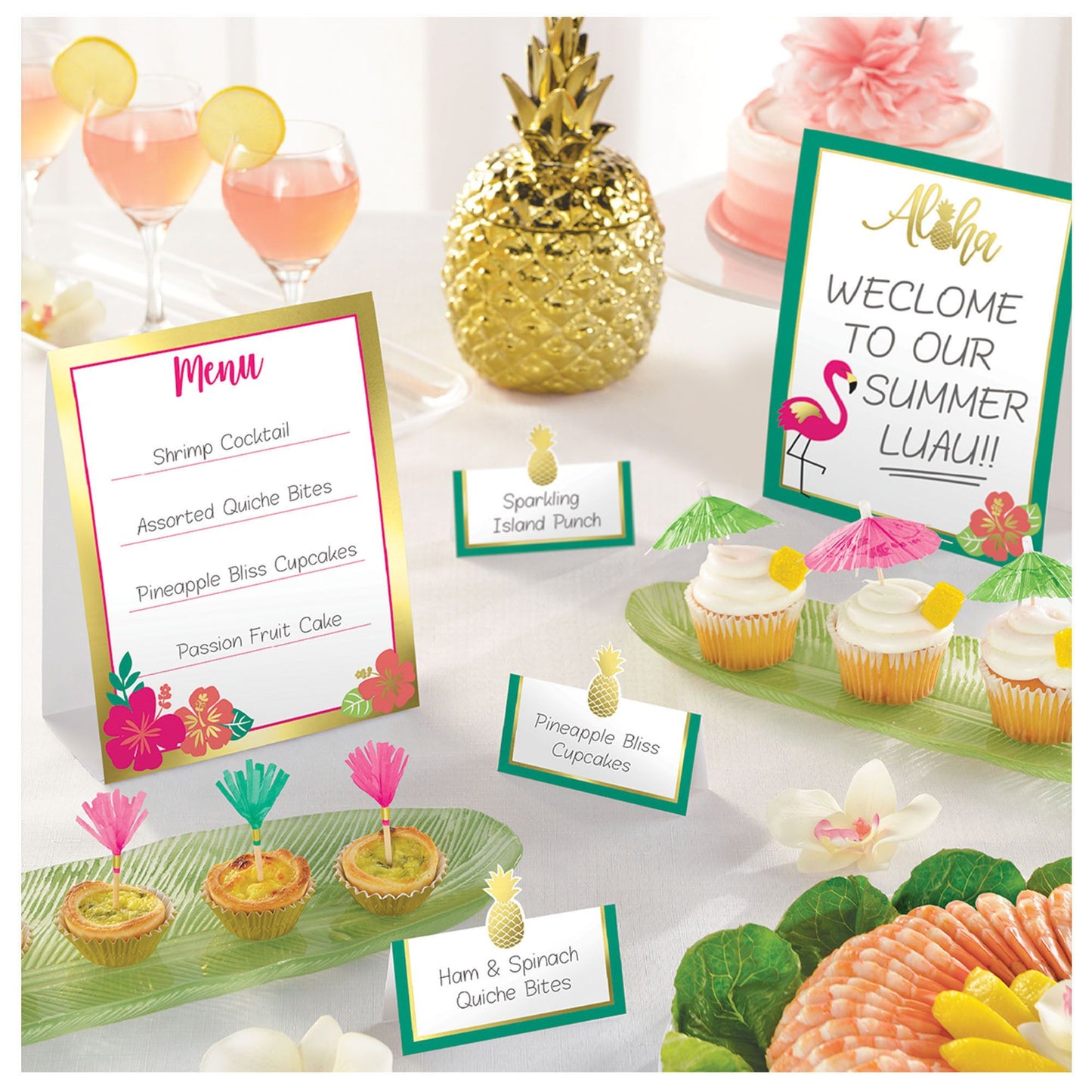 Aloha Buffet Decorating Kit