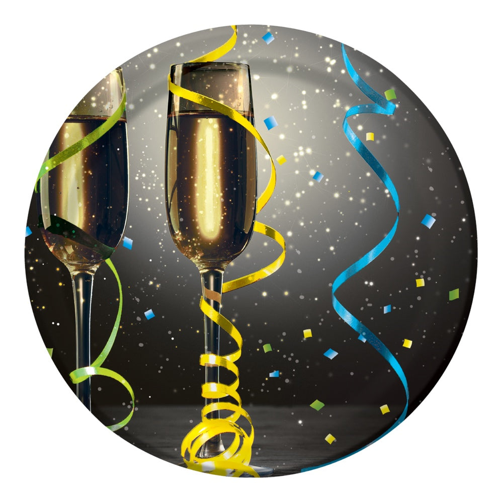 New Year Pop 7In Plates