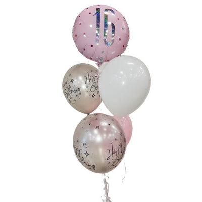 18" Foil & 4 Latex Balloon Bouquet