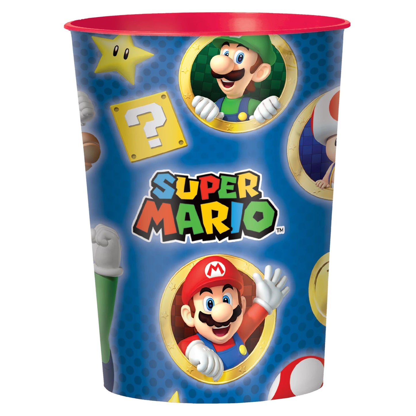 Super Mario 16 Oz Favor Cup