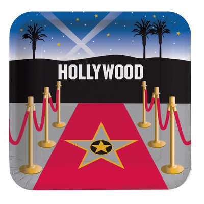 Reel Hollywood 9In Plates