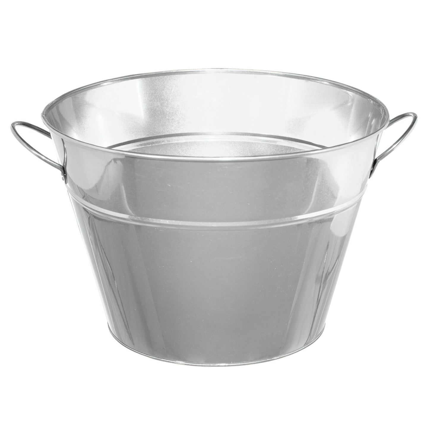 Metal Party Tub - Silver