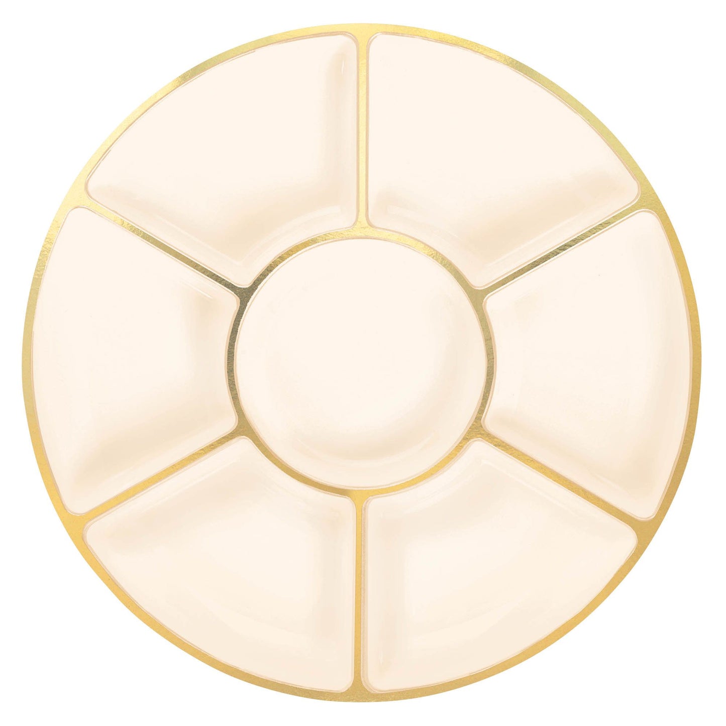 Gold&Ivory Compartment Tray