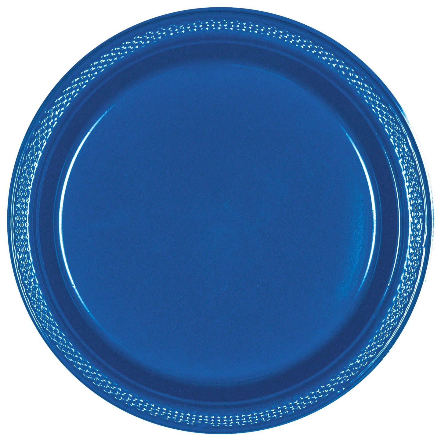 7" Plastic Plates – Royal Blue