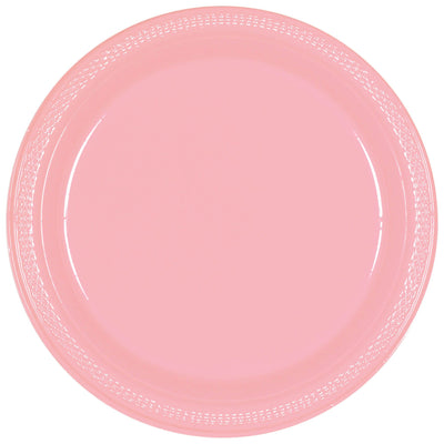 7In Plastic Plates - Pastel Blue