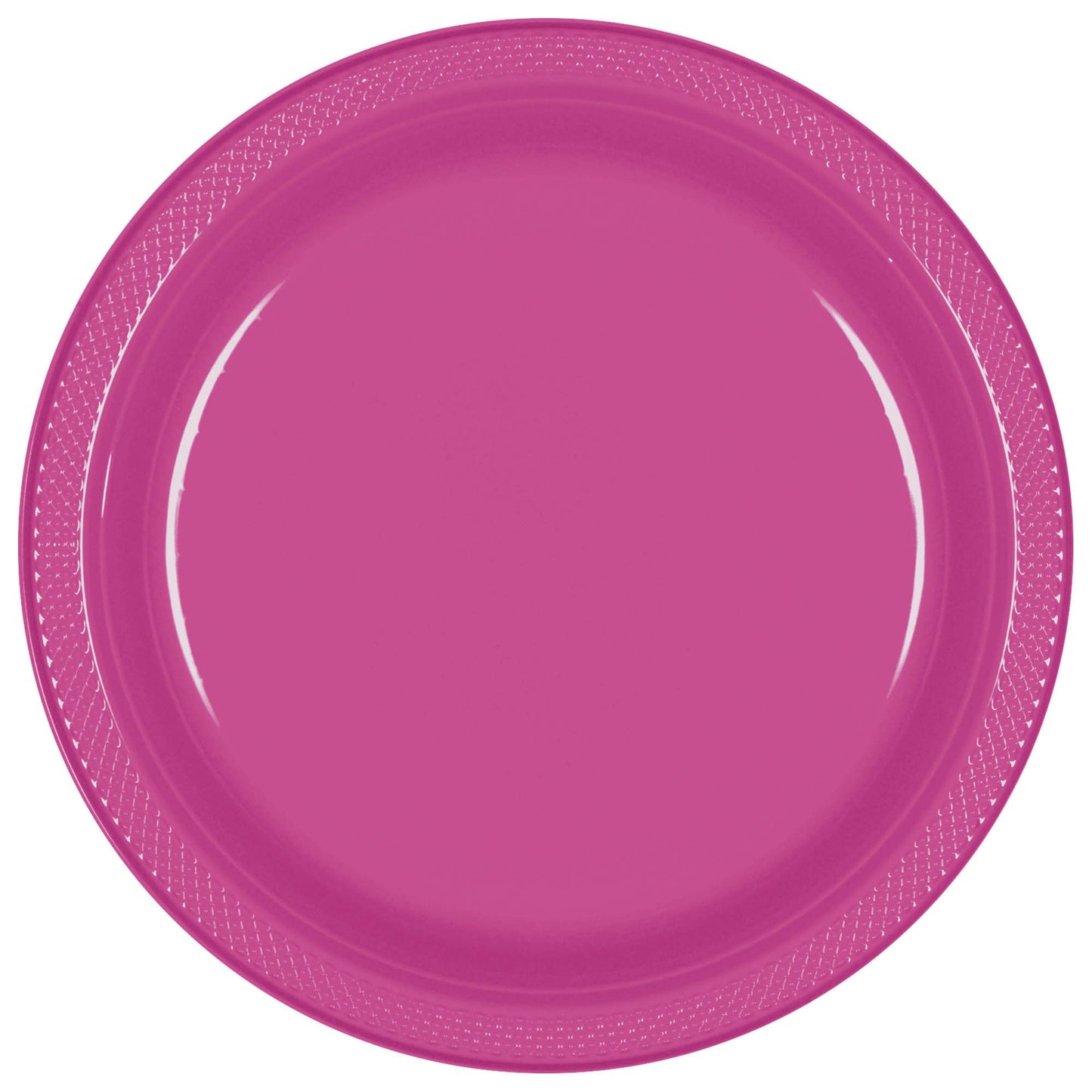 7" Plstc Plate 20 Ct - Magenta/Disc