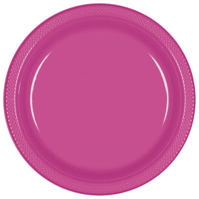 7" Plstc Plate 20 Ct - Magenta/Disc