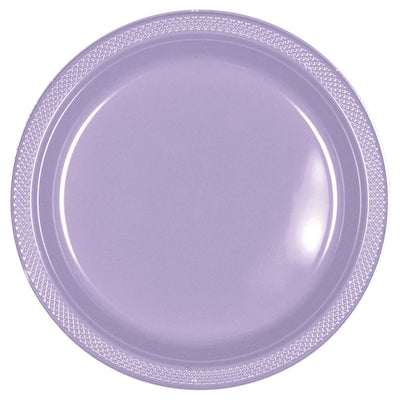 10In Plastic Plates - Lavender