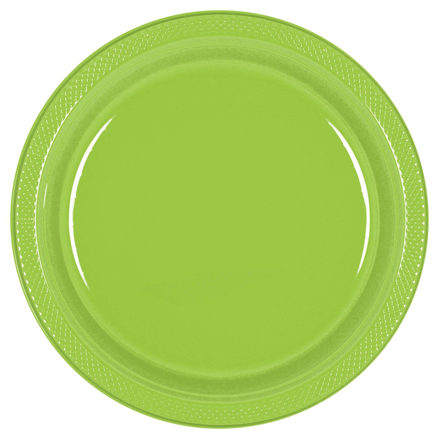 10In Plastic Plates - Kiwi