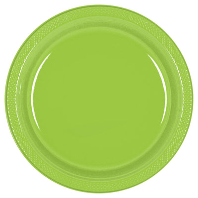 10In Plastic Plates - Kiwi