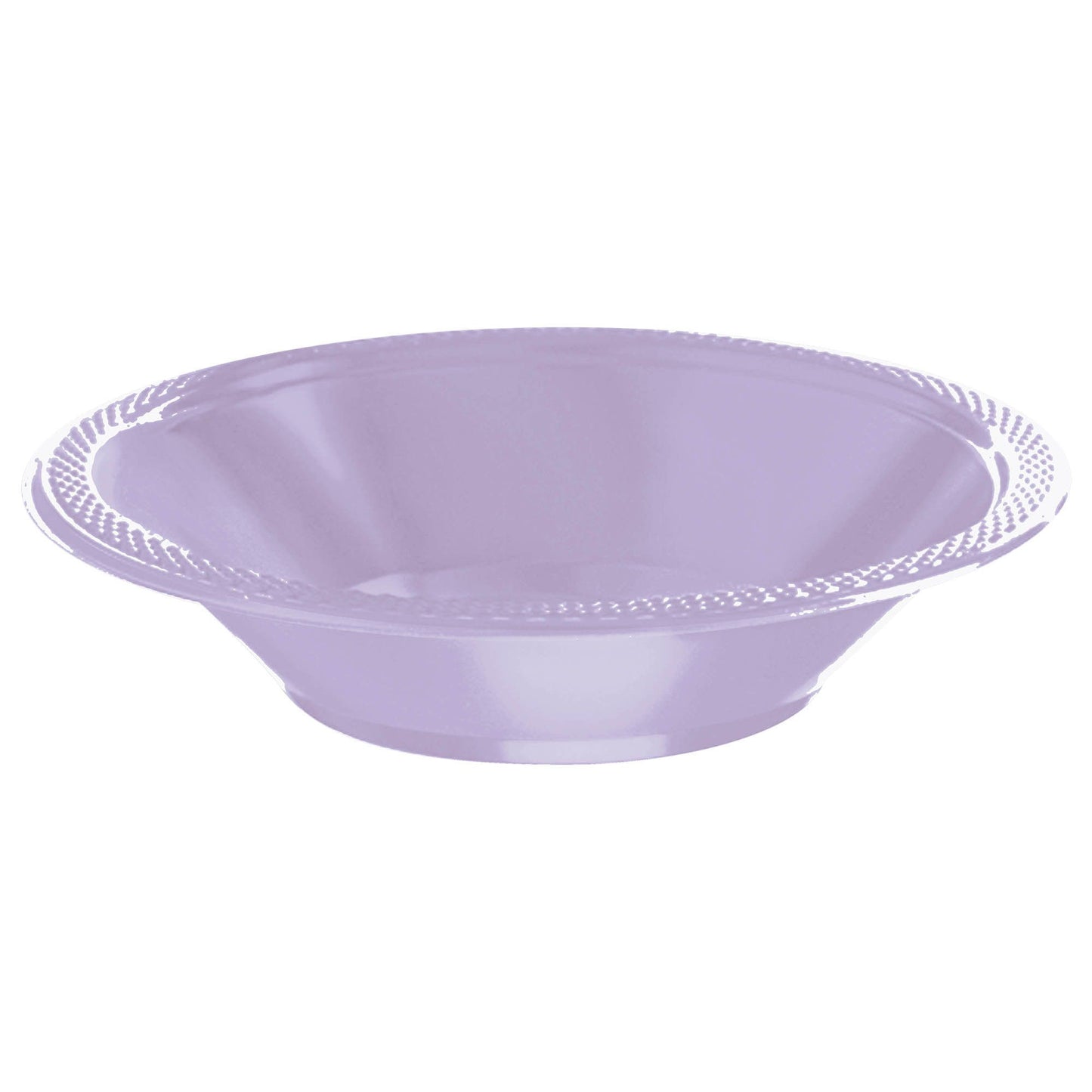 12 Oz Pls Bowl 20 Ct - Lavender/Disc